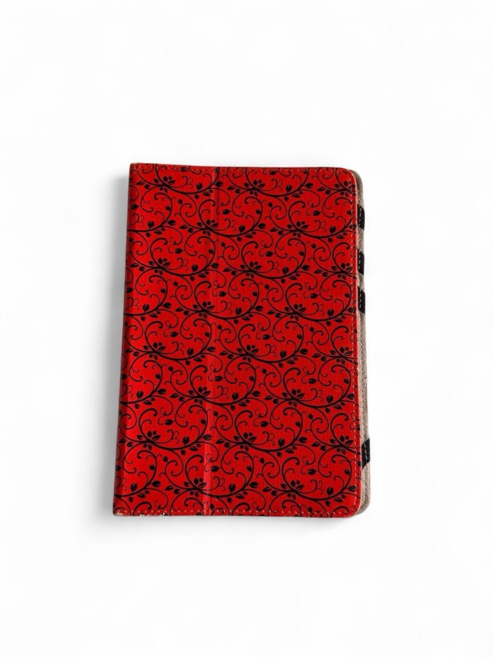 🖤 Universal Red & Black Floral Tablet Folio Case 7-8” 🌹